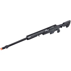 WellFire MB4418-3 Bolt Action Airsoft Sniper Rifle - BLACK