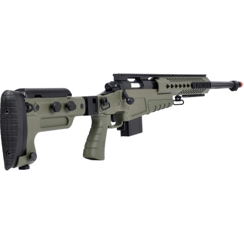 WellFire MB4418-3 Bolt Action Airsoft Sniper Rifle - OD GREEN
