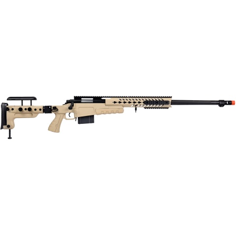 WellFire MB4418-3 Bolt Action Airsoft Sniper Rifle - TAN