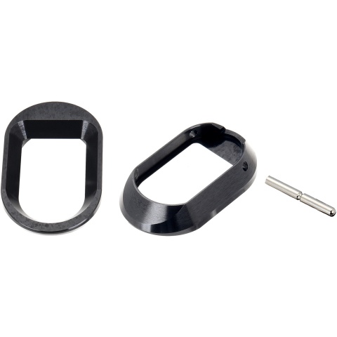 Airsoft Masterpiece Magwell [No Marking] for Hi-Capa Pistols - BLACK