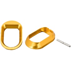 Airsoft Masterpiece Magwell [No Marking] for Hi-Capa Pistols - GOLD