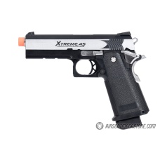 Tokyo Marui Hi-Capa Xtreme .45 Full Automatic Airsoft Gas Blowback Pistol - BLACK
