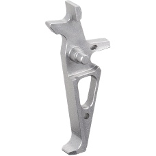 Retro Arms CNC Aluminum Trigger for M4 / M16 AEG Rifles (Type B) - SILVER