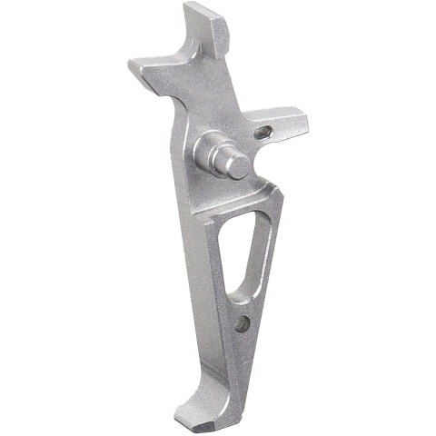Retro Arms CNC Aluminum Trigger for M4 / M16 AEG Rifles (Type B) - SILVER