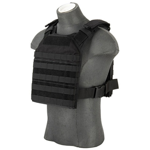 Flyye Industries 1000D Cordura MOLLE PC Plate Carrier (LRG) - BLACK