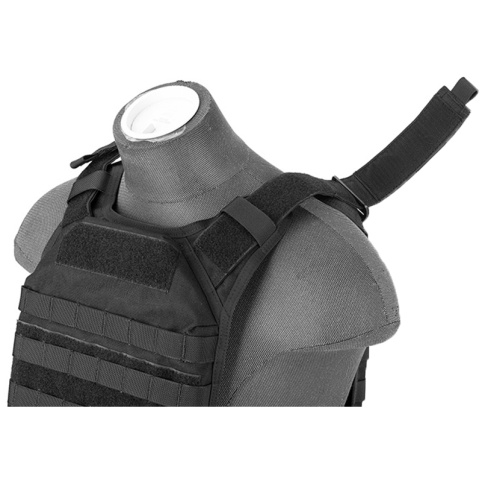 Flyye Industries 1000D Cordura MOLLE PC Plate Carrier (LRG) - BLACK