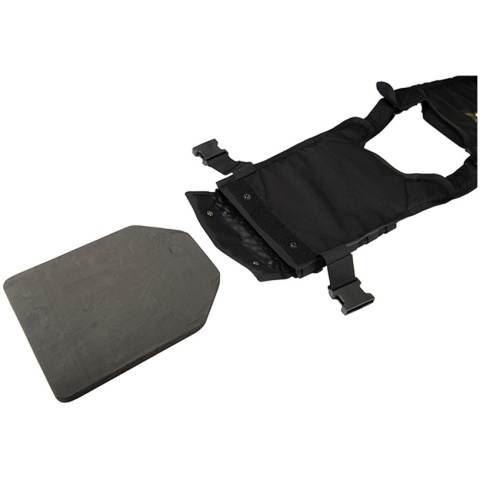 Flyye Industries 1000D Cordura MOLLE PC Plate Carrier (LRG) - BLACK