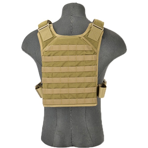 Flyye Industries 1000D Cordura MOLLE PC Plate Carrier (LRG) - KHAKI