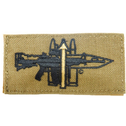 Armory Hook and Loop AR-15 Rifleman Platoon Morale Patch - TAN