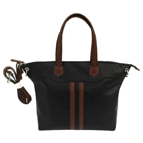 NcStar VISM Conceal Carry Satchel - BLACK/BROWN