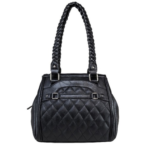 NcStar VISM Conceal Carry Braided Tote Bag w/ Holster - BLACK