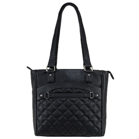 NcStar VISM Conceal Carry Quilted Tote Bag - BLACK