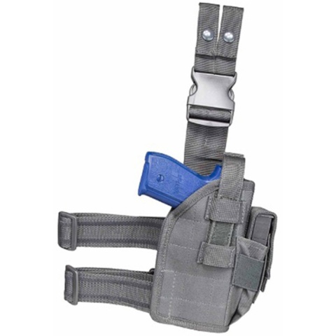 NcStar VISM Universal Drop Leg Holster - URBAN GRAY