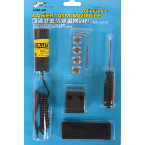 Metal Premium Adjustable Tactical Laser Unit - Weaver Mount Included