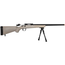 WellFire Airsoft VSR-10 Bolt Action Rifle W/ Optic RIS - TAN