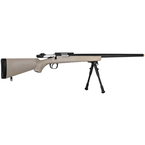 WellFire Airsoft VSR-10 Bolt Action Rifle W/ Optic RIS - TAN
