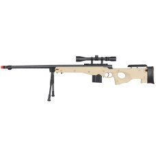 WellFire ShadowOps L96 AWP Bolt Action Airsoft Sniper Rifle - TAN