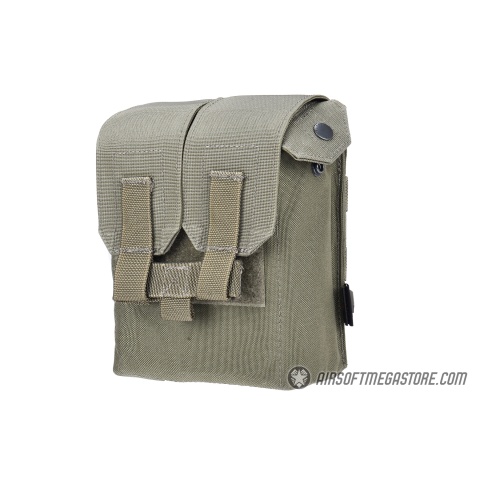 Flyye Industries MOLLE M249 200rd Drum Magazine Pouch - RANGER GREEN