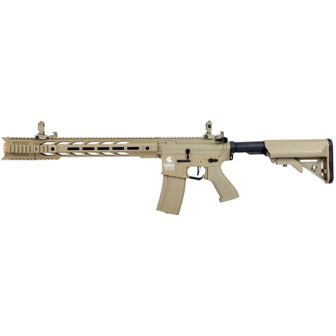 Lancer Tactical Hybrid Gen 2 SPR Interceptor Airsoft AEG Rifle (Color: Tan)
