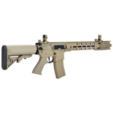 Lancer Tactical Hybrid Gen 2 SPR Interceptor Airsoft AEG Rifle (Color: Tan)