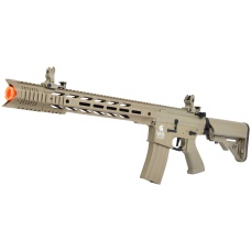 Lancer Tactical Hybrid Gen 2 SPR Interceptor Airsoft AEG Rifle (Color: Tan)