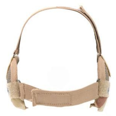 Black Bear Airsoft Steel Mesh Padded Lower Face Mask - DESERT