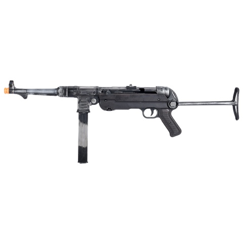 WWII Overlord Series MP40 Airsoft AEG Submachine Gun - BATTLEWORN STEEL