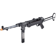 WWII Overlord Series MP40 Airsoft AEG Submachine Gun - BATTLEWORN STEEL