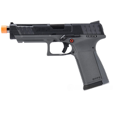 G&G GTP-9 Gas Blowback GBB Airsoft Pistol - BLACK / GRAY