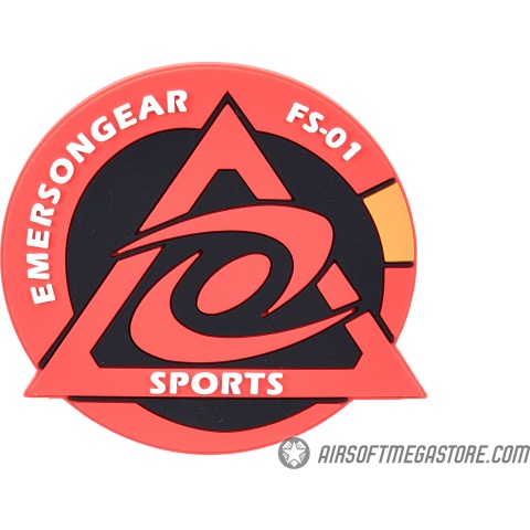 Emerson Gear Cyclone Sports PVC Morale Patch - RED