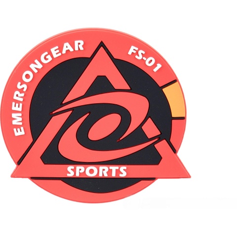 Emerson Gear Cyclone Sports PVC Morale Patch - RED