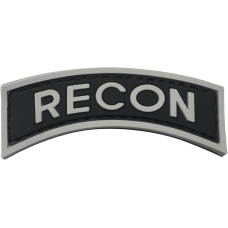 G-Force Recon Arch PVC Morale Patch - BLACK/GRAY