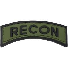 G-Force Recon Arch PVC Morale Patch - OD/BLACK