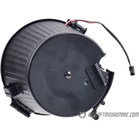 JGM 2000rd MG42 Airsoft AEG Machine Gun Magazine - BLACK