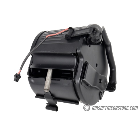 JGM 2000rd MG42 Airsoft AEG Machine Gun Magazine - BLACK