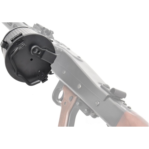 JGM 2000rd MG42 Airsoft AEG Machine Gun Magazine - BLACK