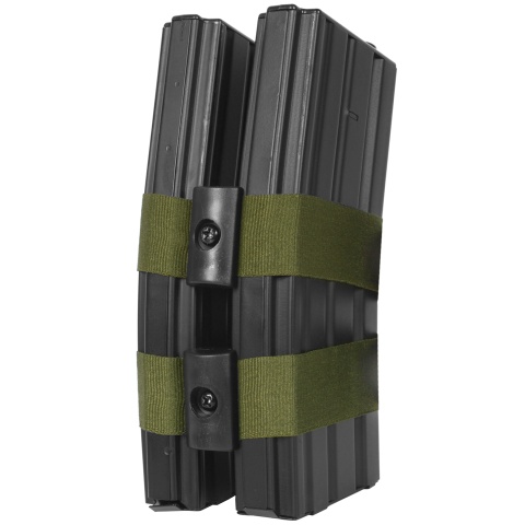 BattleAxe Airsoft Double Magazine Connector Clamp w/ Adjustable Straps