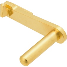 Airsoft Masterpiece CNC S-Style Steel Slide Stop - GOLD