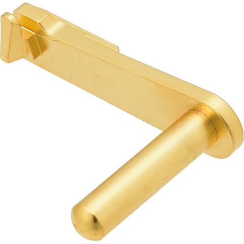 Airsoft Masterpiece CNC S-Style Steel Slide Stop - GOLD