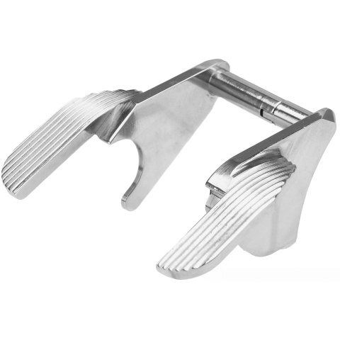 Airsoft Masterpiece Ambi Steel Thumb Safety for Hi-Capa [SV Ver. 2] - SILVER