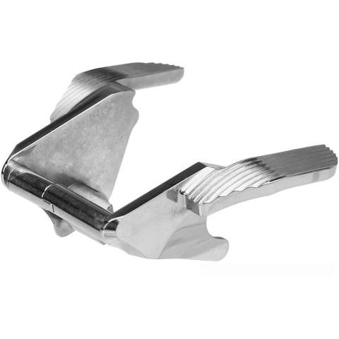 Airsoft Masterpiece Ambi Steel Thumb Safety for Hi-Capa [SV Ver. 2] - SILVER
