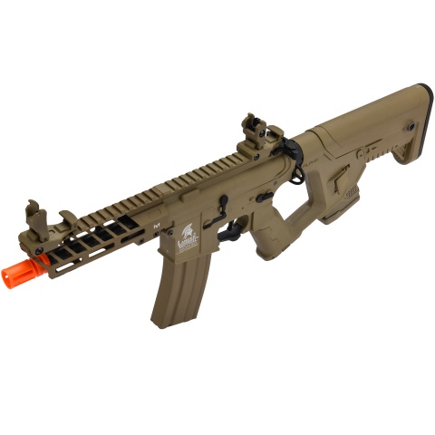 Lancer Tactical Low FPS Hybrid Enforcer Needletail Airsoft AEG Rifle w/ Alpha Stock (Color: Tan)