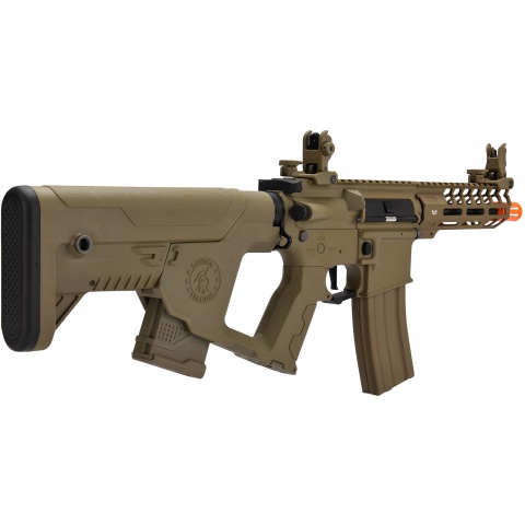 Lancer Tactical Low FPS Hybrid Enforcer Needletail Airsoft AEG Rifle w/ Alpha Stock (Color: Tan)