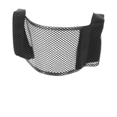 Black Bear Airsoft Splinter Steel Mesh Padded Face Mask - BLACK - DISCONTINUED