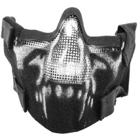 Black Bear Airsoft Splinter Steel Mesh Padded Face Mask - GHOST - DISCONTINUED