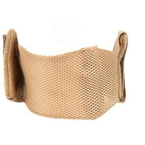 Black Bear Airsoft Splinter Steel Mesh Padded Face Mask - TAN - DISCONTINUED