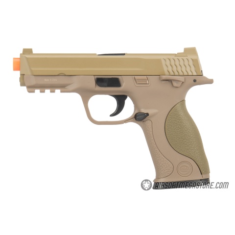 UK ARMS G53T 1:1 Replica Airsoft Spring Pistol - TAN