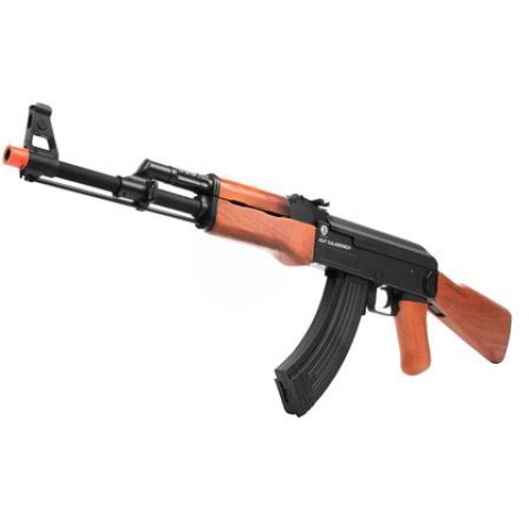 Cybergun Kalashnikov AK47 Electric Blowback AEG Rifle - REAL WOOD