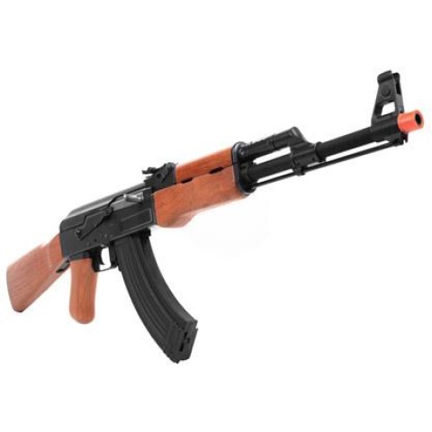 Cybergun Kalashnikov AK47 Electric Blowback AEG Rifle - REAL WOOD