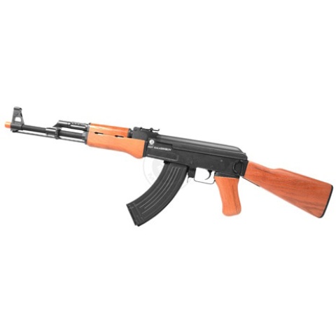 Cybergun Kalashnikov AK47 Electric Blowback AEG Rifle - REAL WOOD